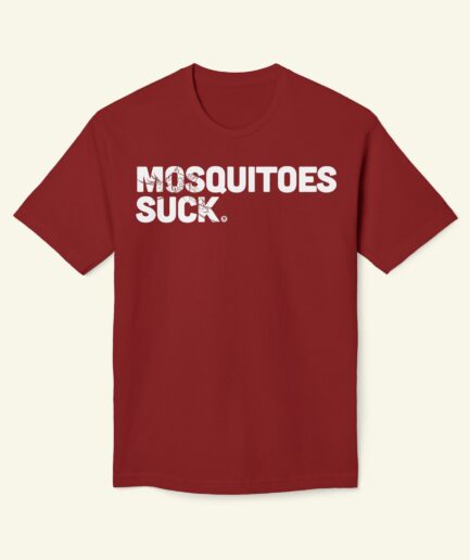 Funny Summer T-Shirt – “Mosquitoes Suck” Midwest Camping & Outdoors Humor Tee