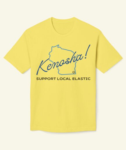 Kenosha Wisconsin Funny T-Shirt – Support Local Elastic