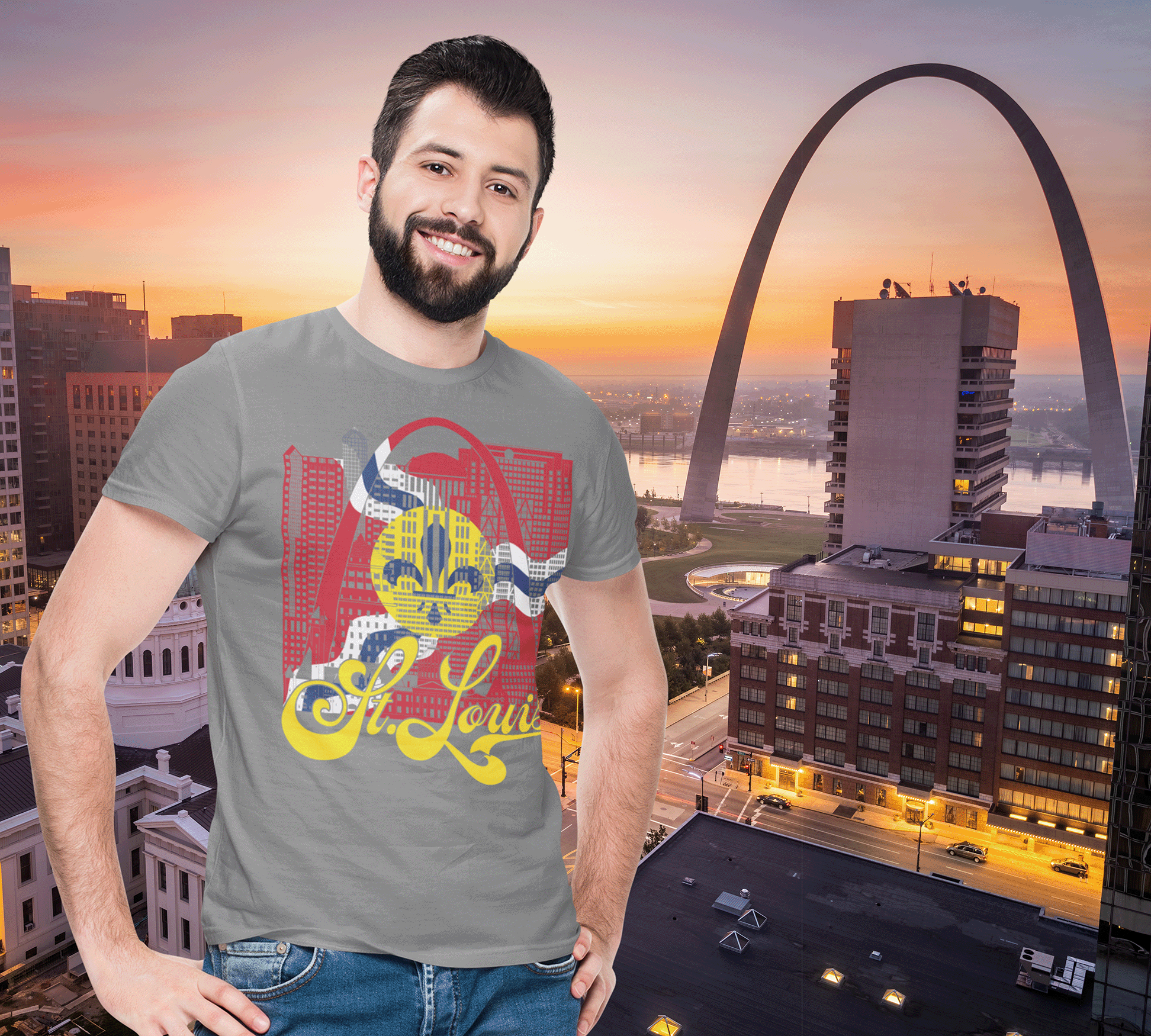 St Louis shirt downtown