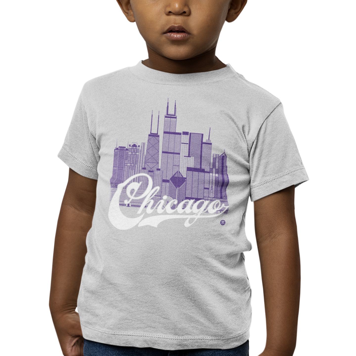 Chicago Skyline Toddler T-Shirt – Campus Pride Edition | Campus Colors Tee