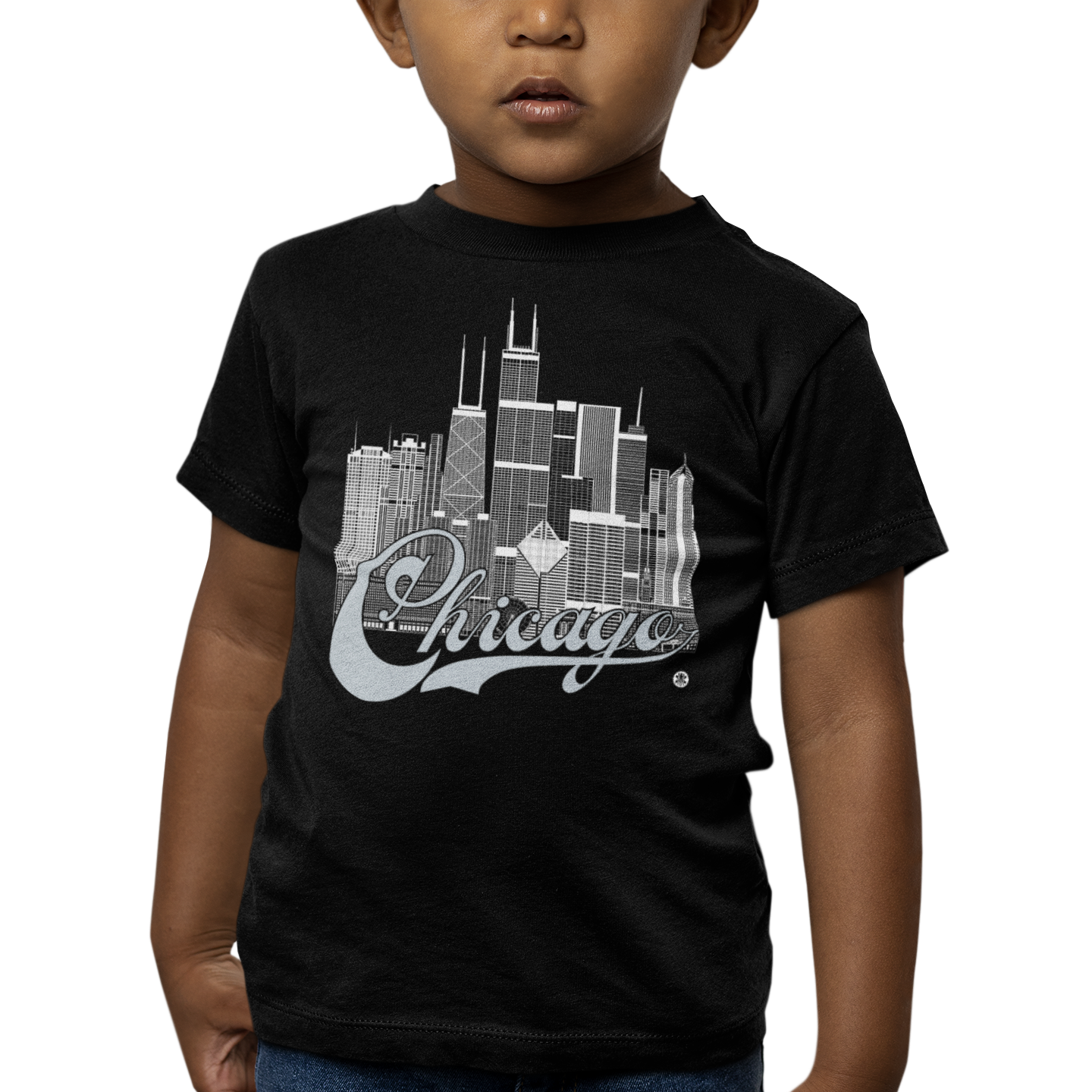 Chicago Skyline Toddler T-Shirt – Chi-Town Fan Edition | Fan Colors Tee