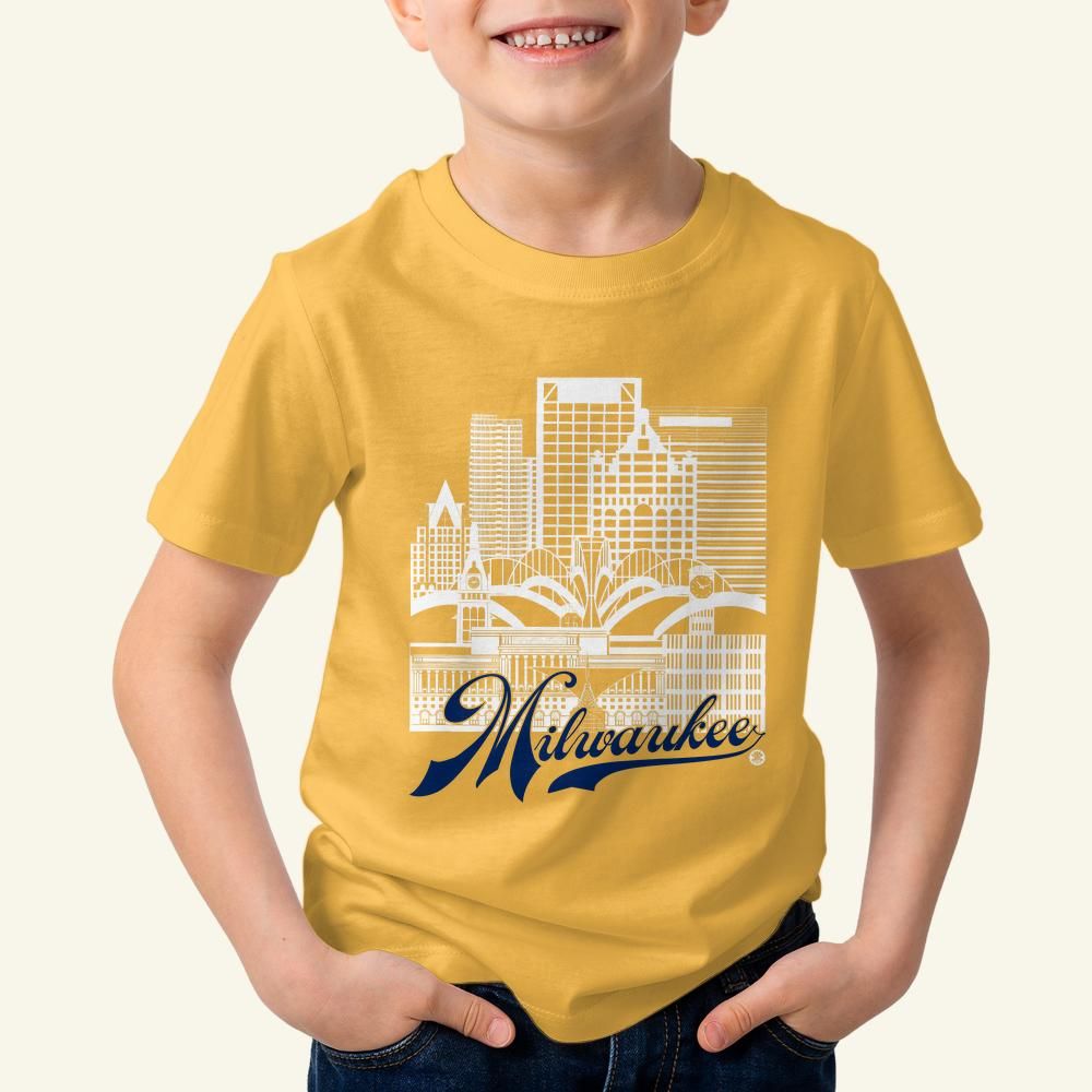 Milwaukee Skyline Toddler T-Shirt – Campus Pride Colors Tee