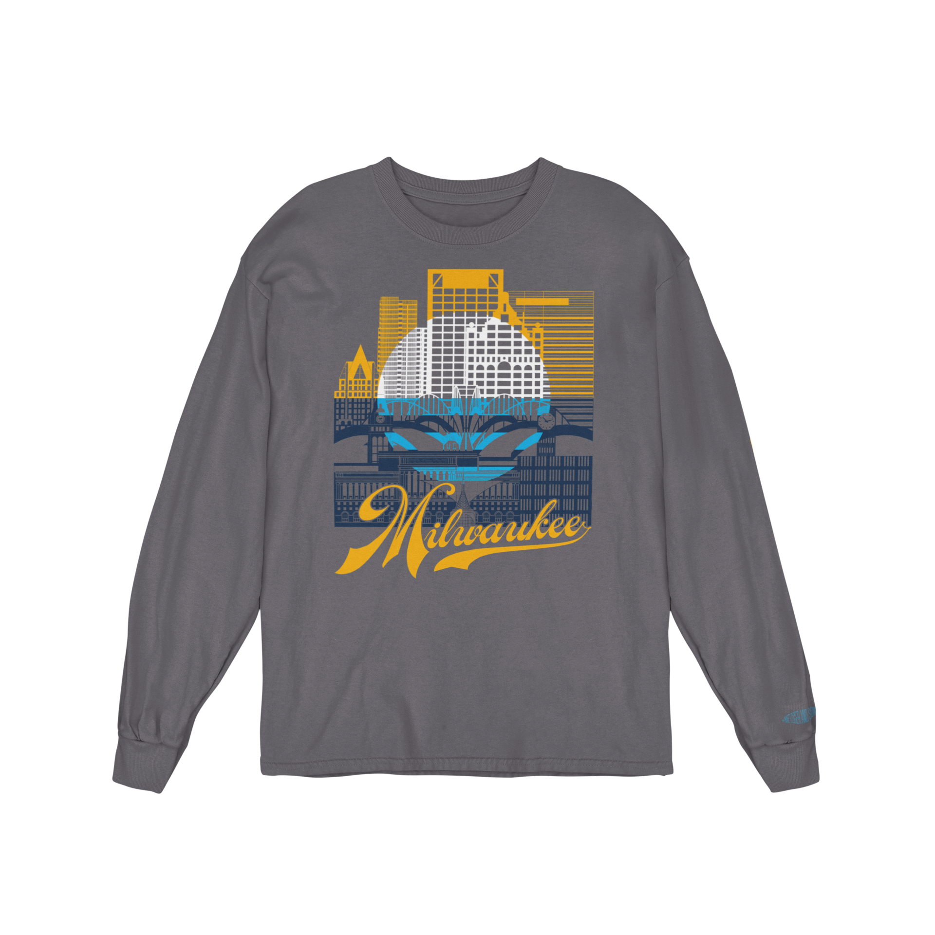 Milwaukee Skyline Long Sleeve T-Shirt – Flag & People’s Flag Edition
