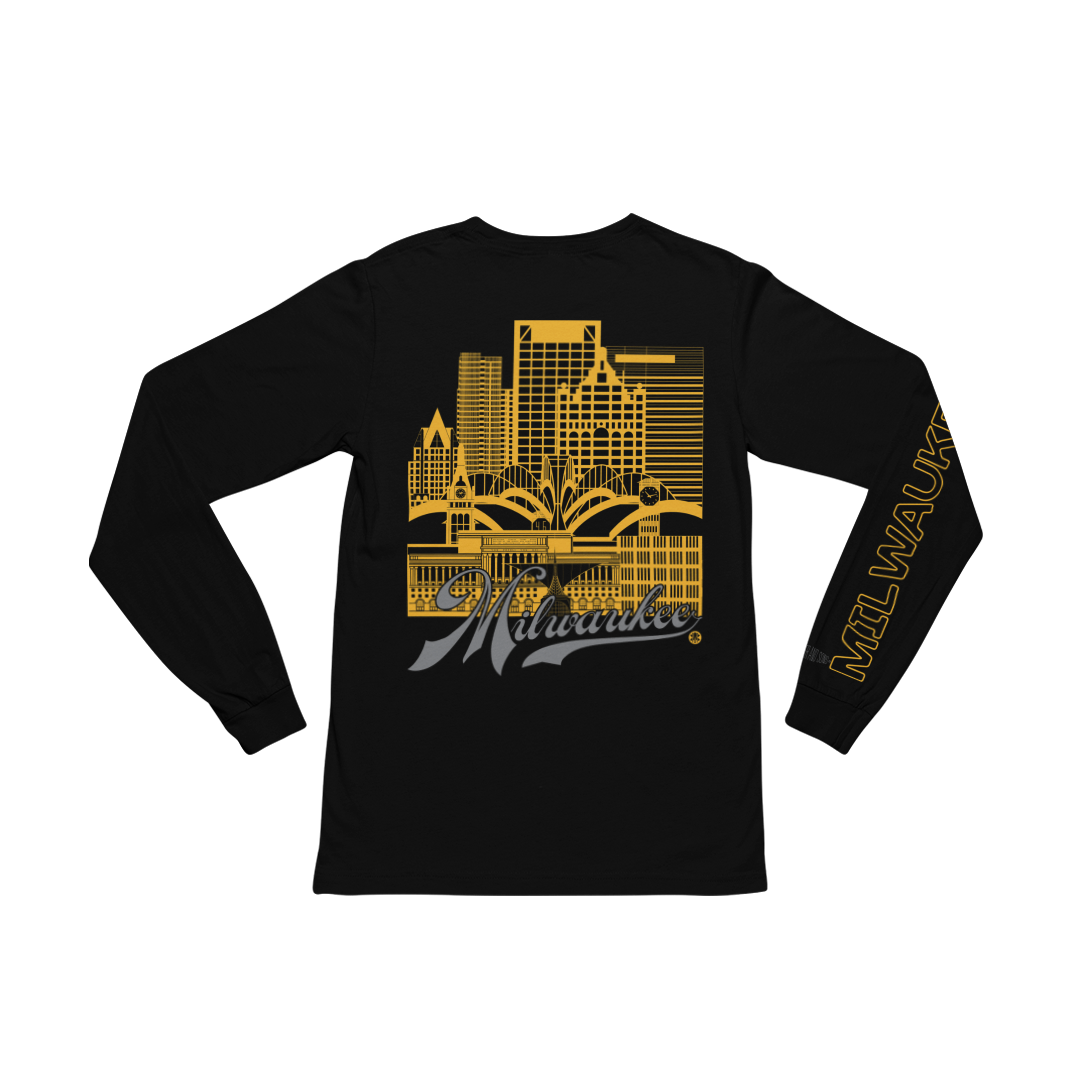 Milwaukee Skyline Long Sleeve T-Shirt – Campus Pride Edition