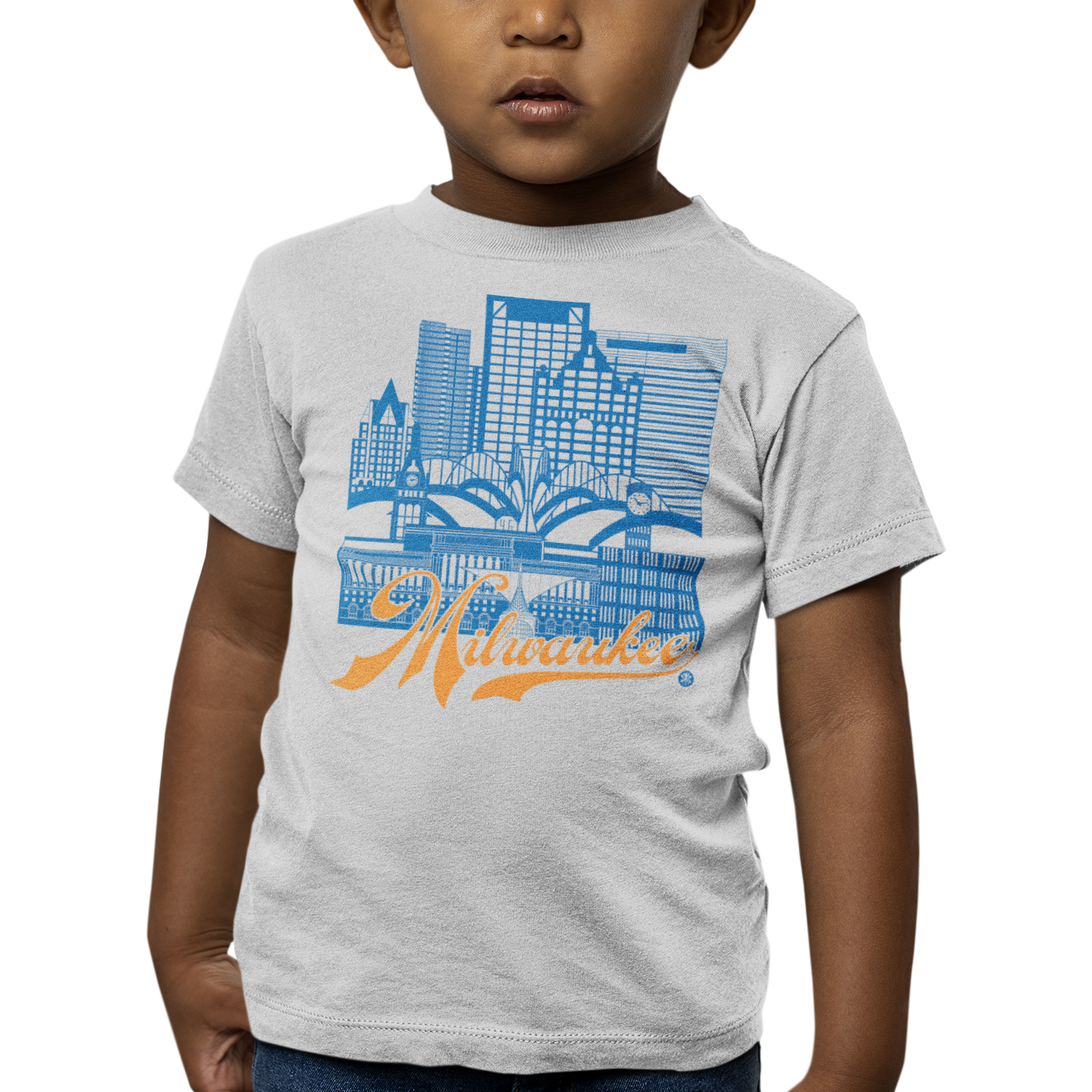 Milwaukee Skyline Toddler T-Shirt – Campus Pride Edition | Campus Colors Tee