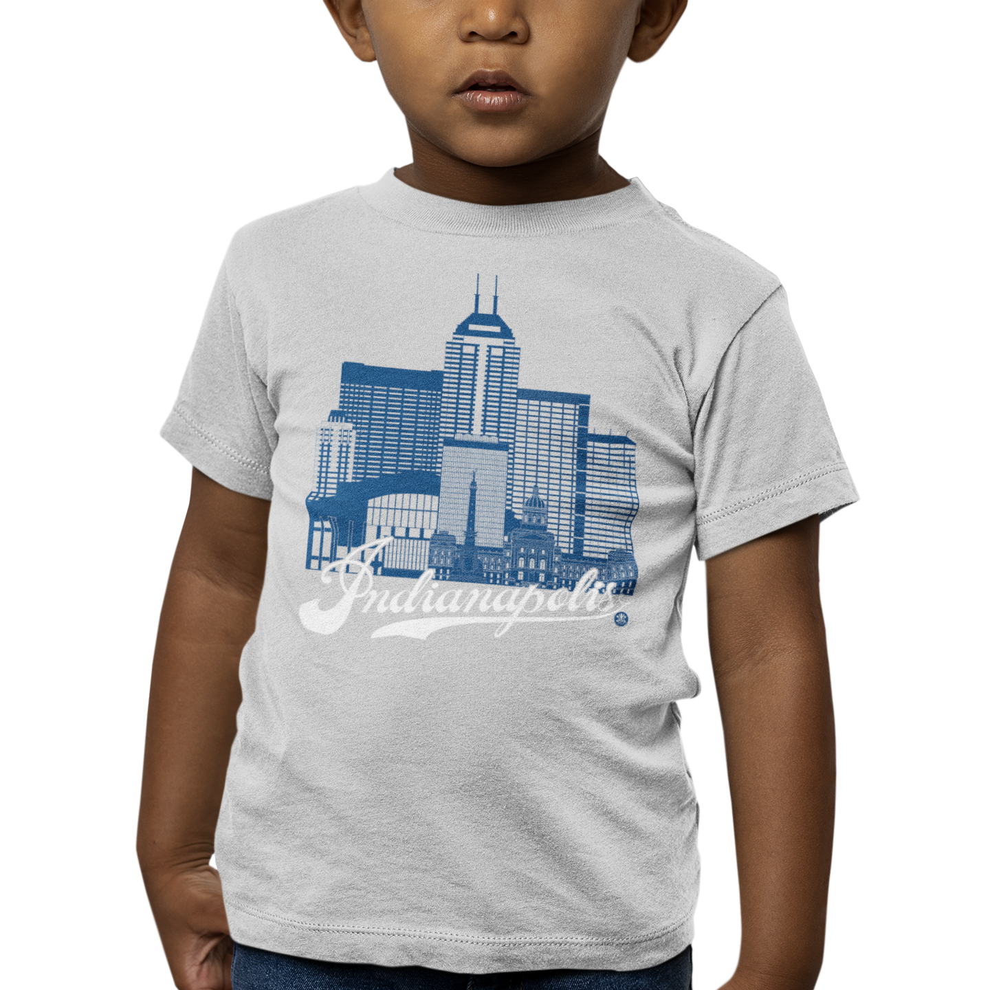 Indianapolis Skyline Toddler T-Shirt – Circle City Fan Edition | Athletic Colors Tee