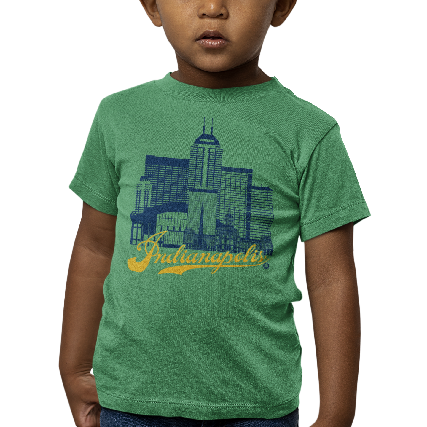 Indianapolis Skyline Toddler T-Shirt – Campus Pride Edition | Campus Colors Tee