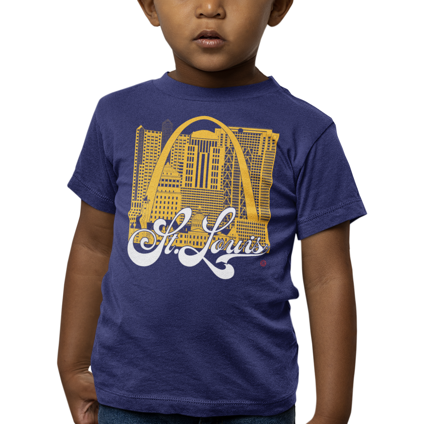 St. Louis Skyline Toddler T-Shirt – Gateway City Fan Edition | Athletic Colors Tee