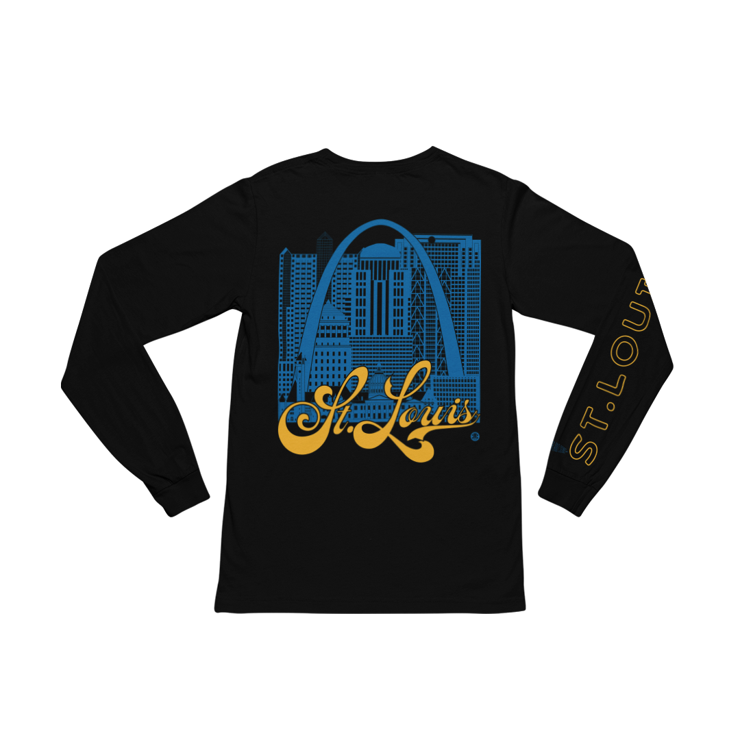 St. Louis Skyline Long Sleeve T-Shirt – Gateway City Fan Edition