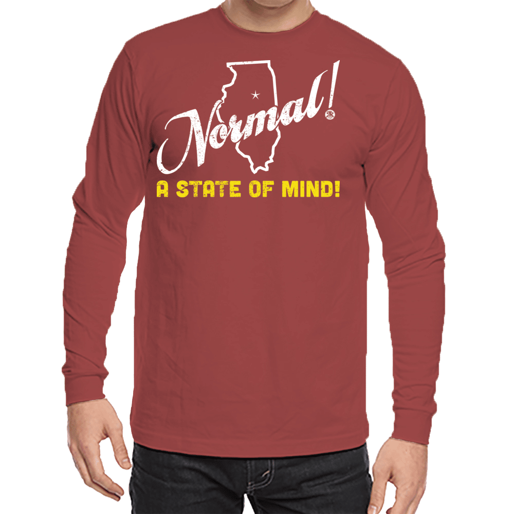 Love Your Town Long Sleeve Tee - Normal, Illinois - A State of Mind!